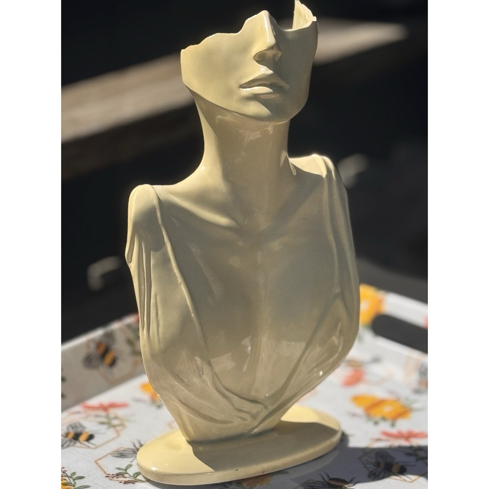 Vintage  Jewelry Display Bust – Elongated Modigliani Style  Mannequin Italy - Picture 3 of 5